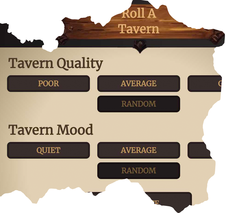 Random Tavern Options