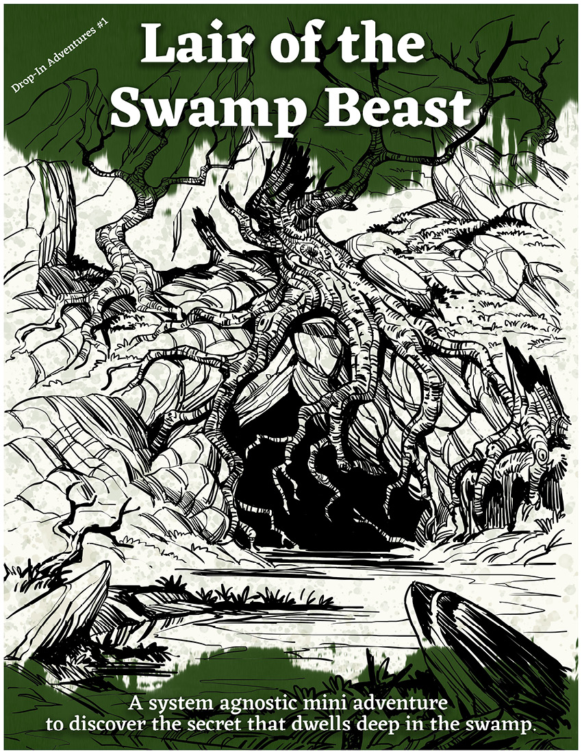 Lair of the Swamp Beast - Main Image