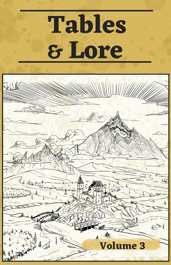 Tables & Lore: Volume 3 - Main Image