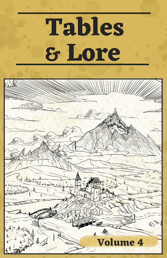 Tables & Lore: Volume 4 - Main Image