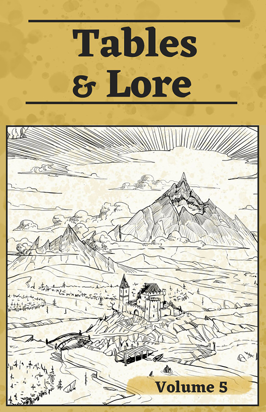 Tables & Lore: Volume 5 - Main Image